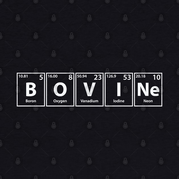 Bovine (B-O-V-I-Ne) Periodic Elements Spelling by cerebrands